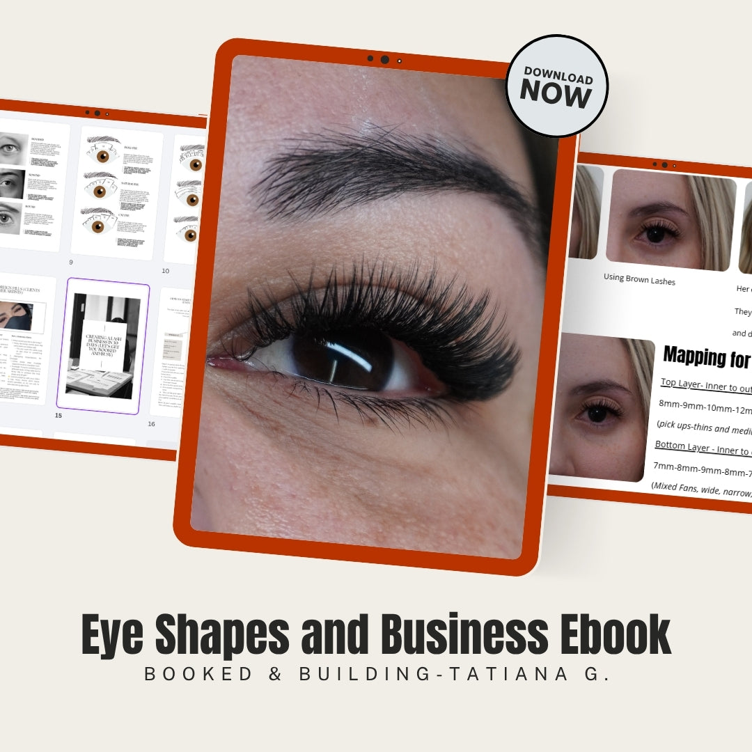 Master Lash Artistry: Eye Shapes, Business Marketing & Client Growth Ebook for Lash Artists