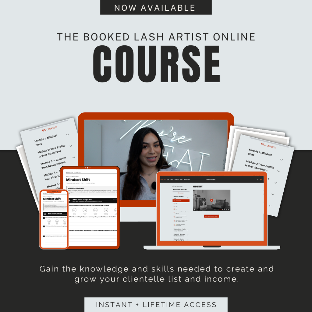 The Booked Lash Artist — Tier 1: Starter Edition