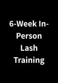 6-Week In-Person Lash Training